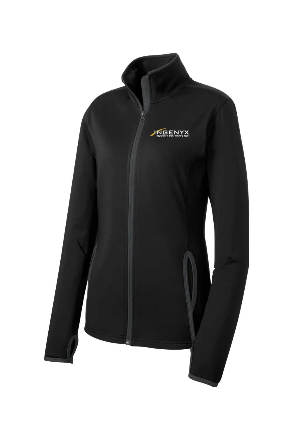 Alternative view of Women's Stretch Contrast Full-Zip Jacket
