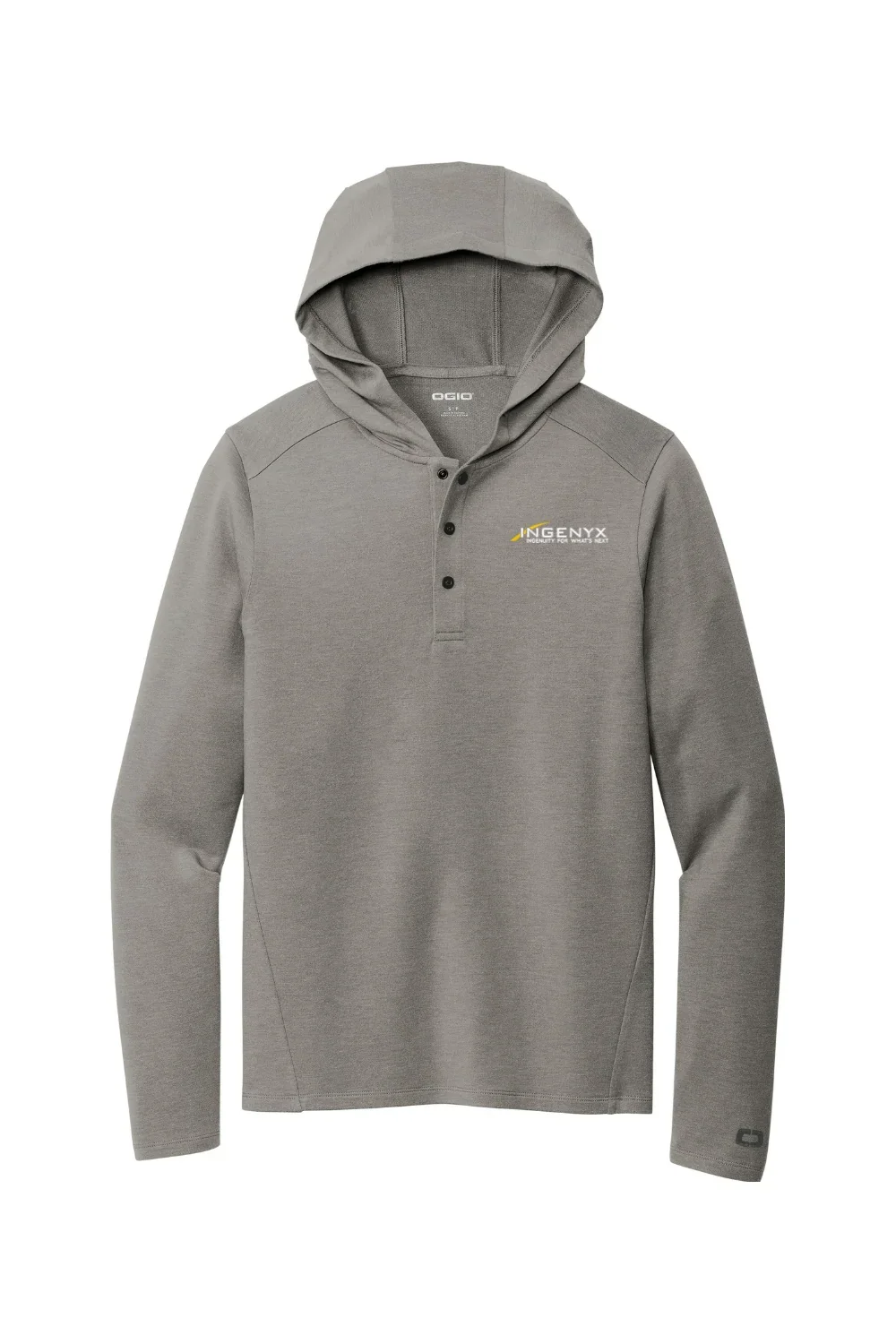 Alternative view of Men's OGIO Luuma Flex Hooded Henley