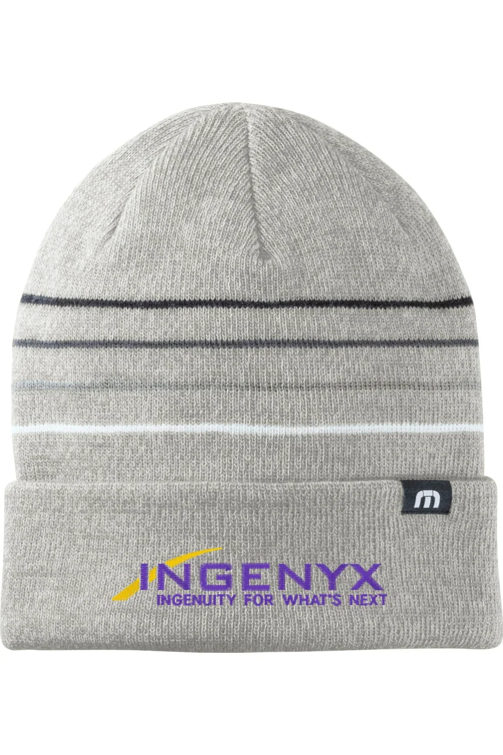 TravisMathew Striped Cuffed Beanie