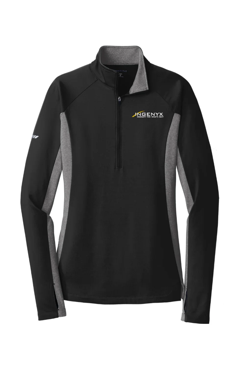 Women's Stretch Contrast 1/4-Zip Pullover - Image 3